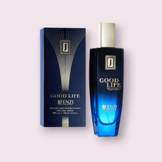 Presentación de nuestra inspiración Good Girl. Perfume de alta gama de Maral Perfumes en frasco elegante, con una fijación excepcional y aroma sofisticado.