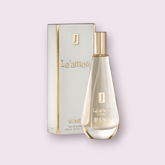 Presentación del perfume Maral inspirado en J'adore. Frasco sofisticado y caja de alta calidad, el regalo de lujo ideal para cualquier ocasión.