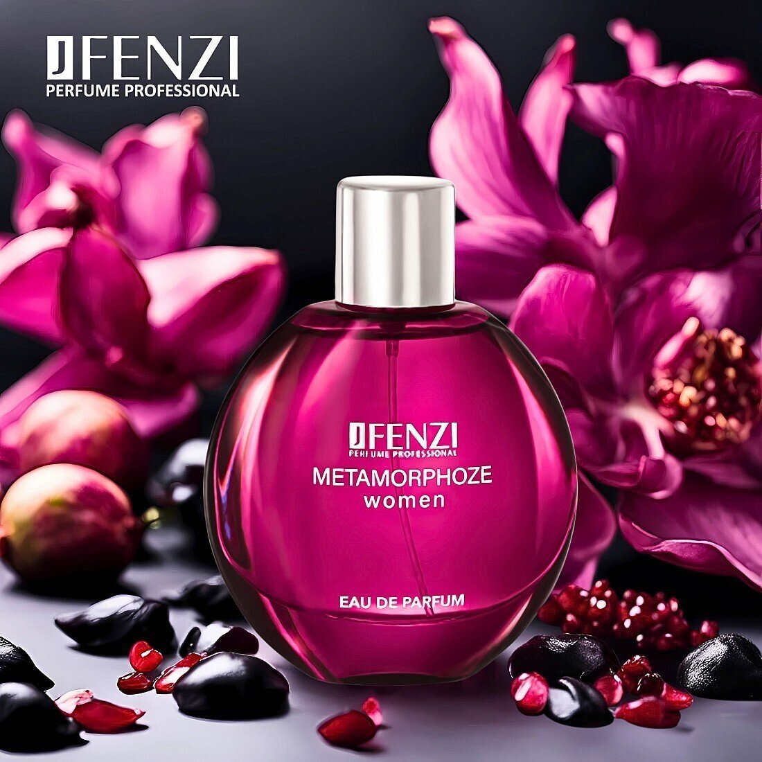 Perfume de mujer inspiración Euphoria de Calvin Klein por Maral Perfumes. Una fragancia ambarina floral con notas exóticas de orquídea negra y granada.