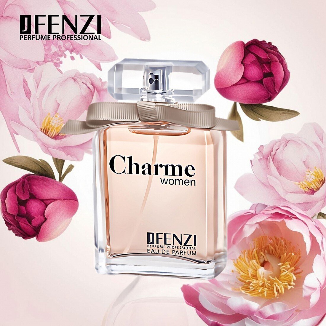 Perfume de mujer inspiración Chloé por Maral Perfumes. Una fragancia floral fresca con notas de rosa, peonía y lichi que transmite limpieza y elegancia. 