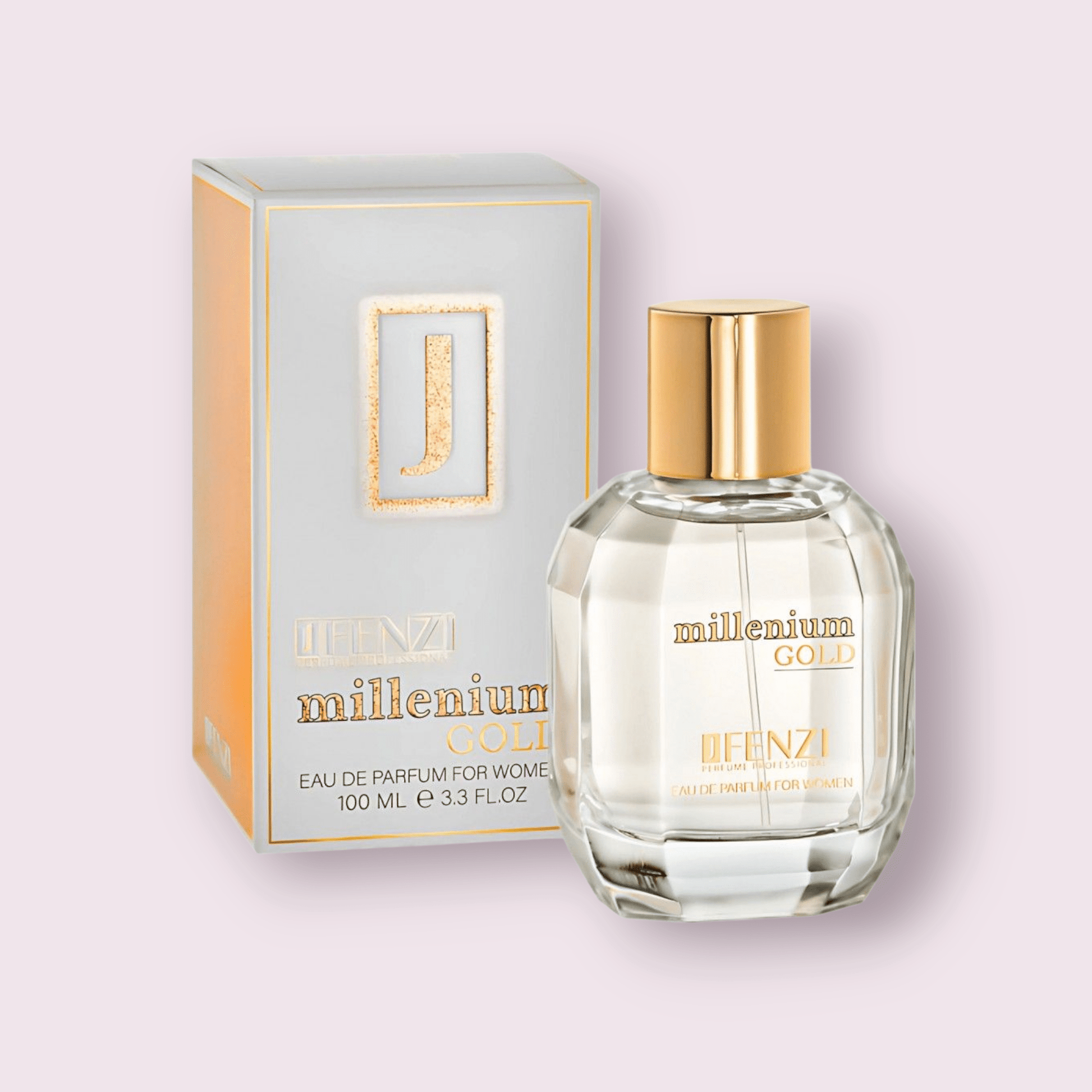 Presentación de nuestra inspiración Million Gold mujer. Perfume de alta gama de Maral Perfumes con un aroma sofisticado, moderno y de larga fijación sobre la piel.