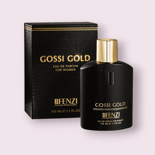 Frasco y estuche del perfume Maral inspirado en Guilty mujer. Un diseño elegante perfecto para regalar en ocasiones especiales