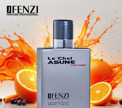 Perfume hombre inspiración Allure Homme Sport Maral Perfumes fragancia fresca de naranja y notas marinas.
