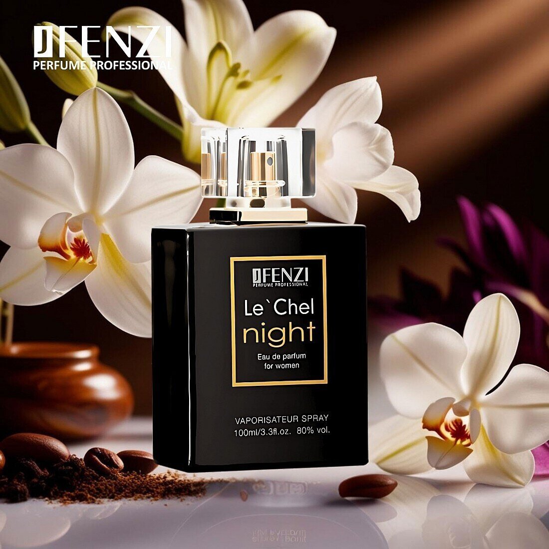 Perfume de mujer inspiración Coco Noir de Chanel por Maral Perfumes. Una fragancia oriental amaderada con notas de pachulí, incienso y bergamota.