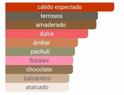 Pirámide olfativa de nuestra inspiración Black Orchid: salida de trufa y grosellas negras, corazón de orquídea negra y especias, y fondo de pachulí, sándalo y vainilla