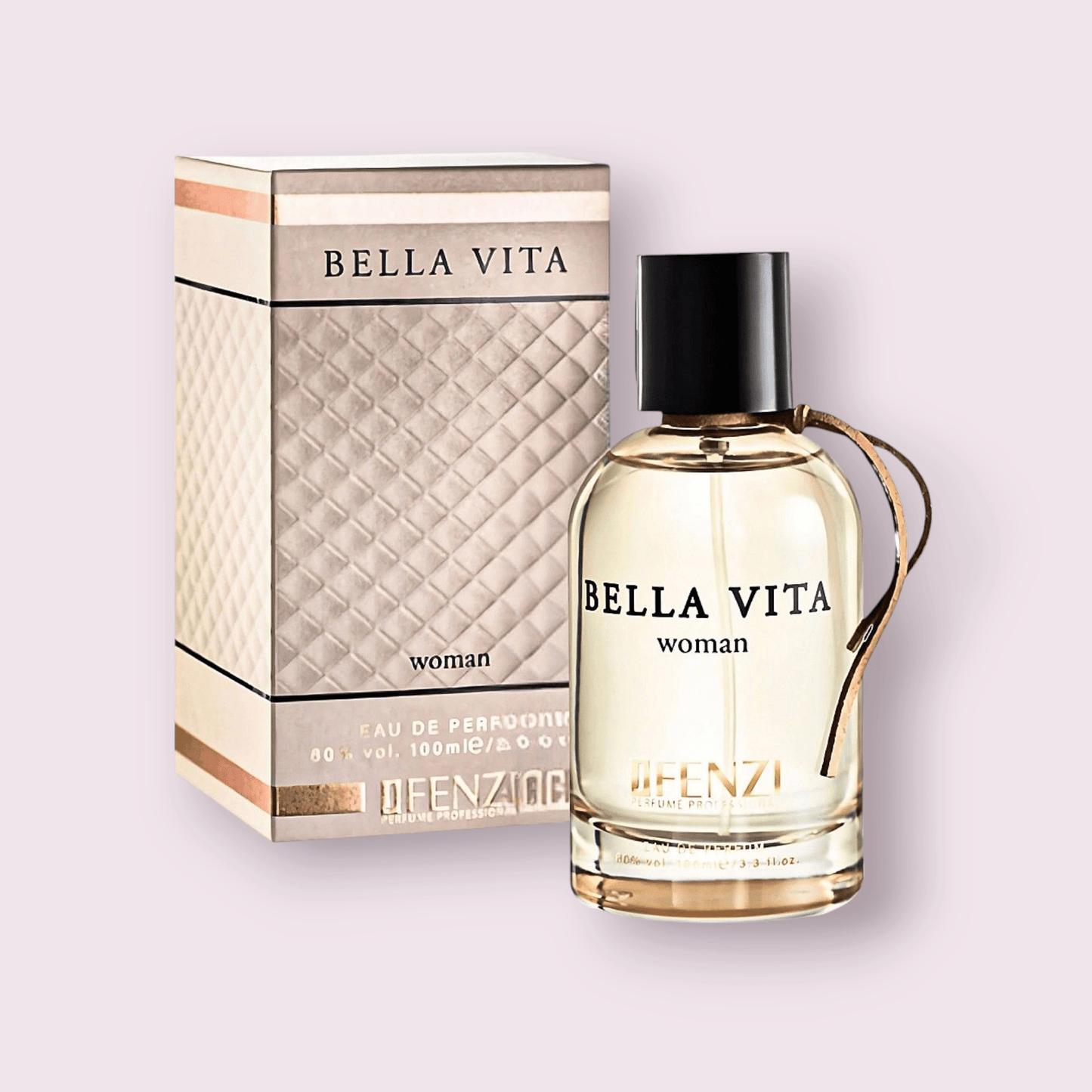 Envase y caja de Maral Perfumes para nuestra inspiración de Bottega Veneta mujer. Presentación minimalista y elegante para un perfume de alta gama. 