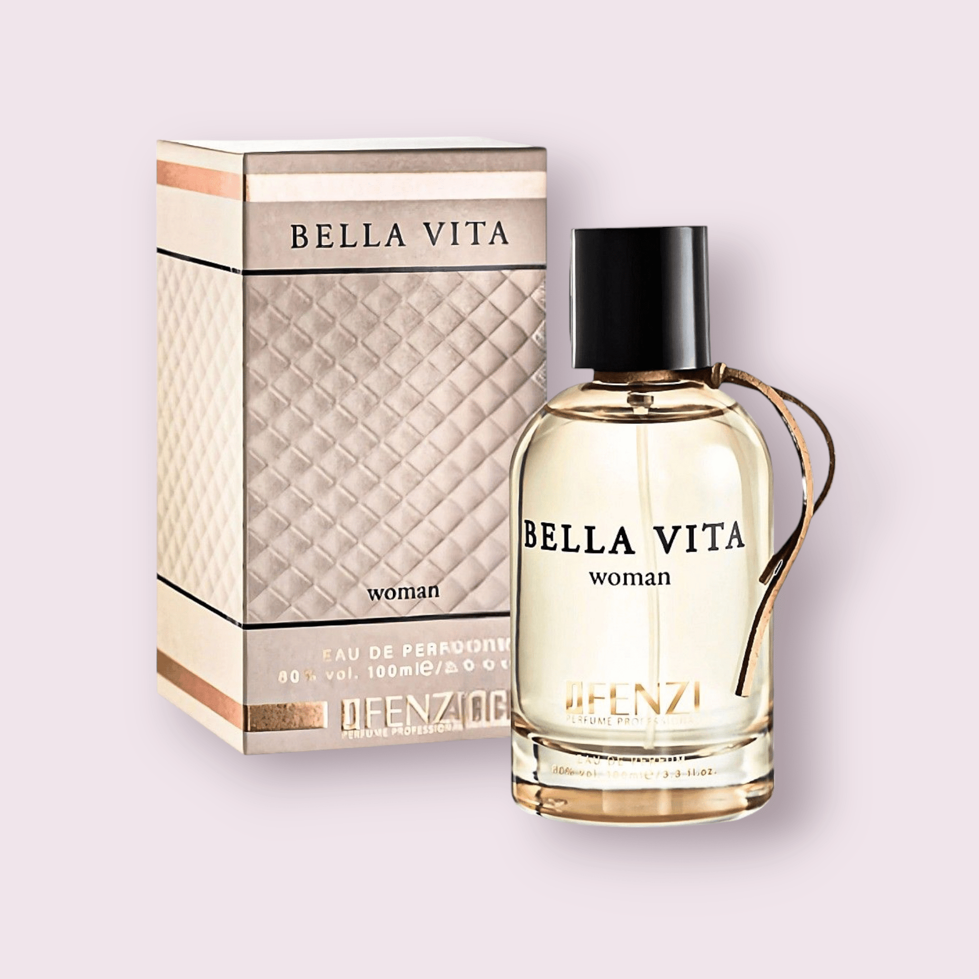 Envase y caja de Maral Perfumes para nuestra inspiración de Bottega Veneta mujer. Presentación minimalista y elegante para un perfume de alta gama. 