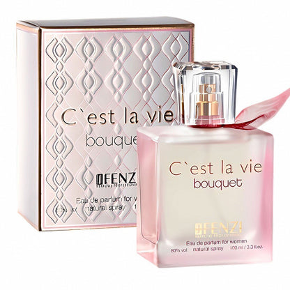 Presentación de nuestra versión La Vie Est Belle Florale. Perfume de alta calidad de Maral Perfumes con un aroma fresco, elegante y una estela delicadamente floral.