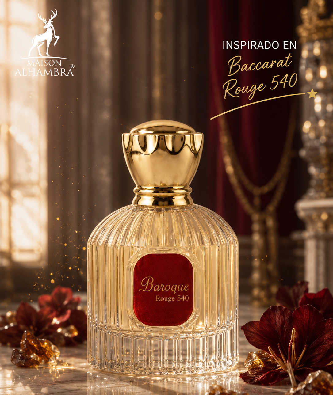 Baroque Rouge 100 ml - Maison Alhambra