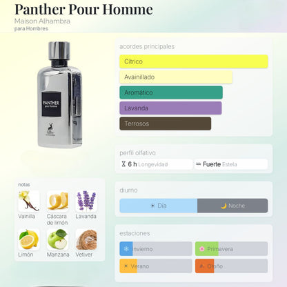 Panther Pour Homme 100 ml - Maison Alhambra