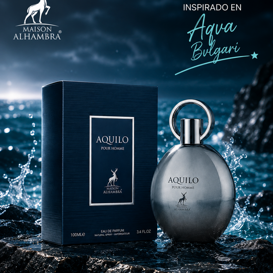 Perfume Aquilo Maison Alhambra 100ml ,la mejor inspiración de Aqva de Bvulgari